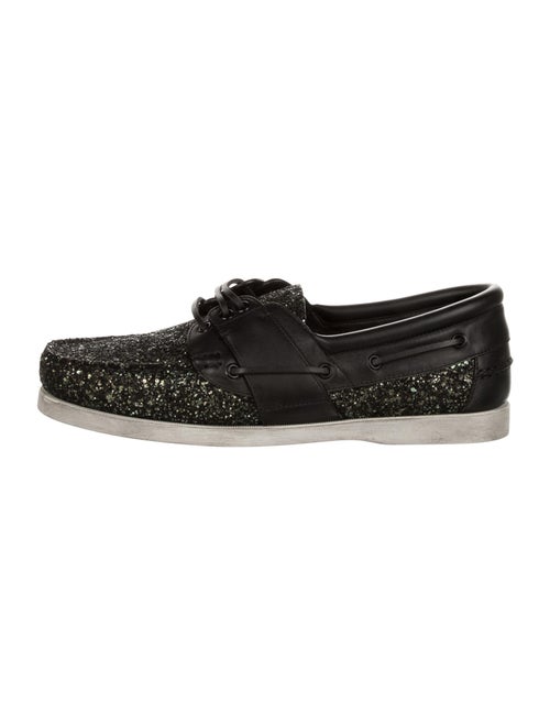 Saint Laurent Boat Shoes Black