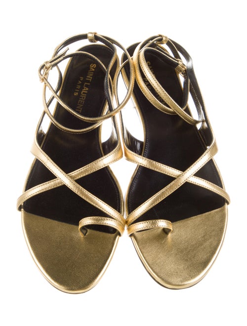Saint Laurent Gia 05 Leather Sandals