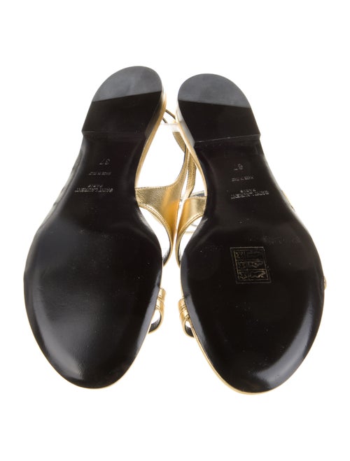 Saint Laurent Gia 05 Leather Sandals