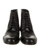 Saint Laurent Leather Combat Boots