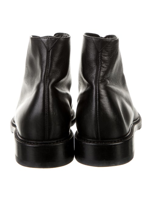 Saint Laurent Leather Combat Boots