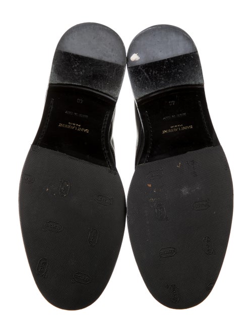 Saint Laurent Leather Combat Boots