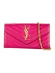 Saint Laurent Monogram Matelassé Small Envelope Wallet On Chain