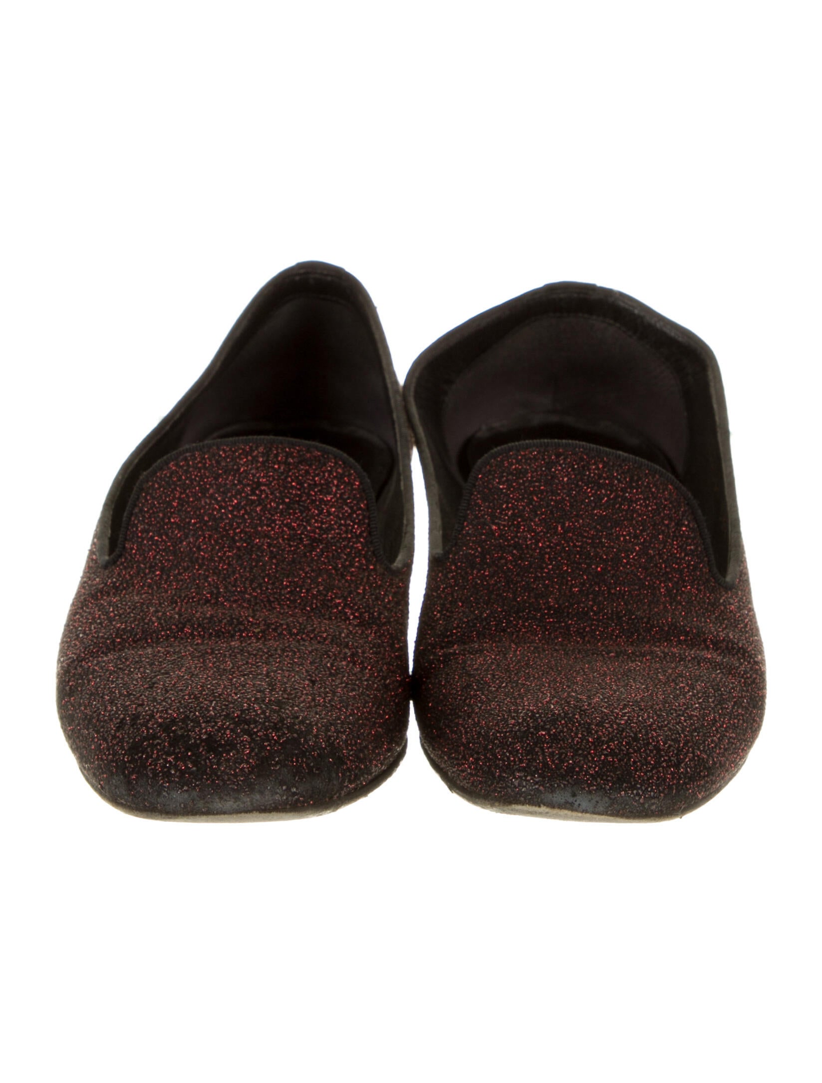 Saint Laurent Calfskin Grosgrain Trim Loafers