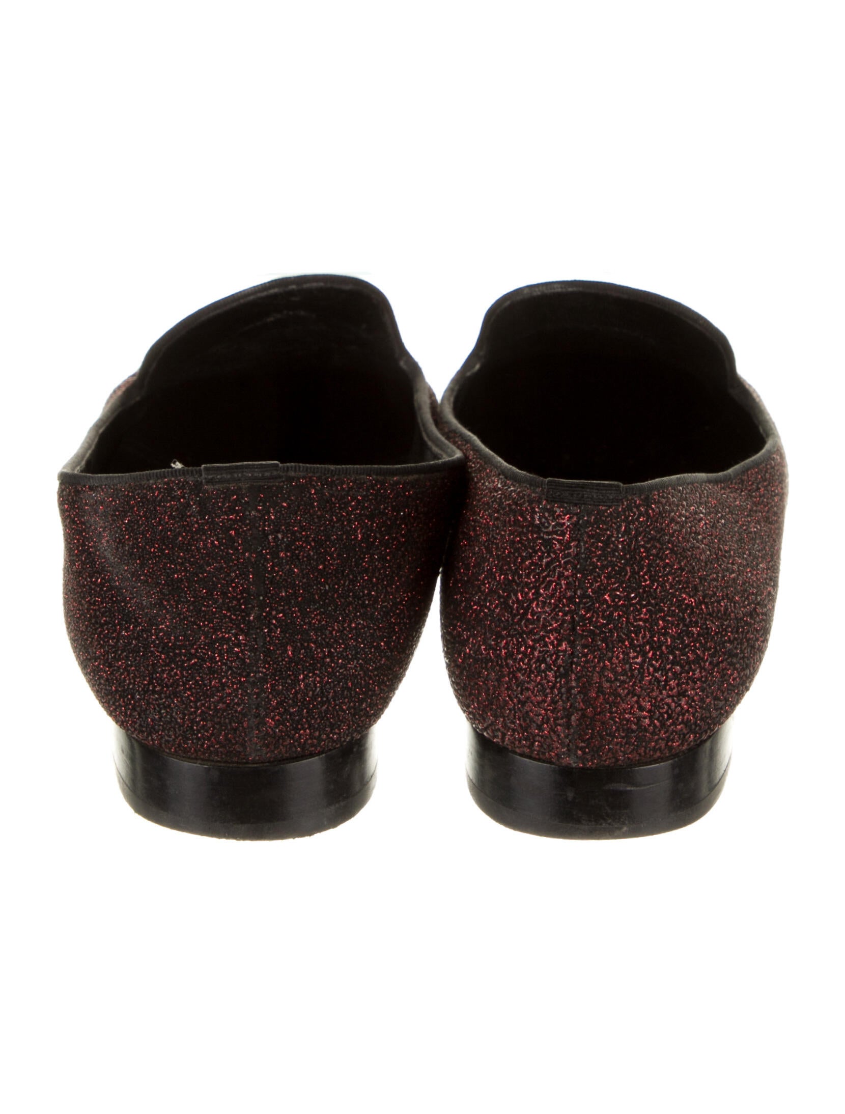 Saint Laurent Calfskin Grosgrain Trim Loafers