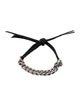 Saint Laurent Chains Knotted Curb Chain Wrap Bracelet