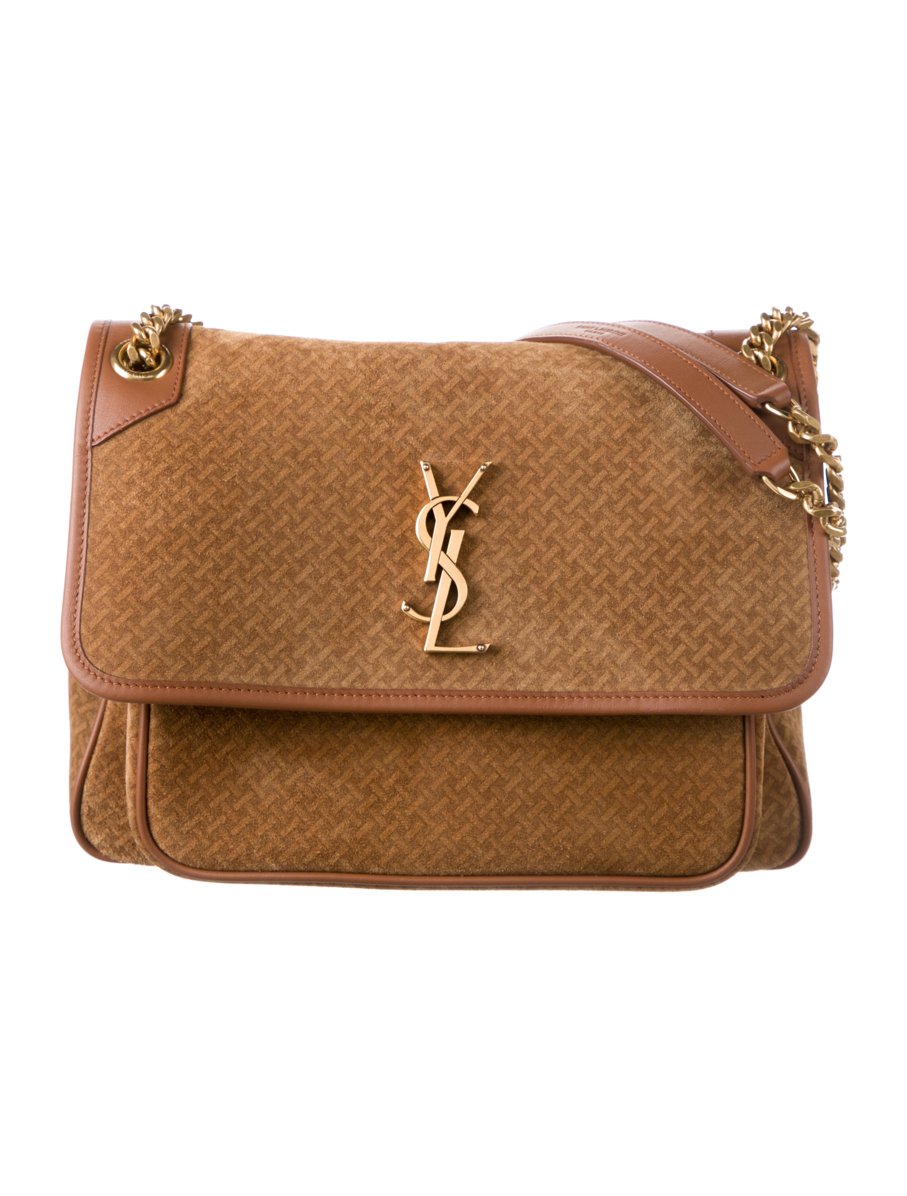 VIP【送料関税込】Saint Laurent SUEDE MEDIUM SHOULDER BAG SAINT LAURENT Niki suede shoulder bag | NET-A-PORTER