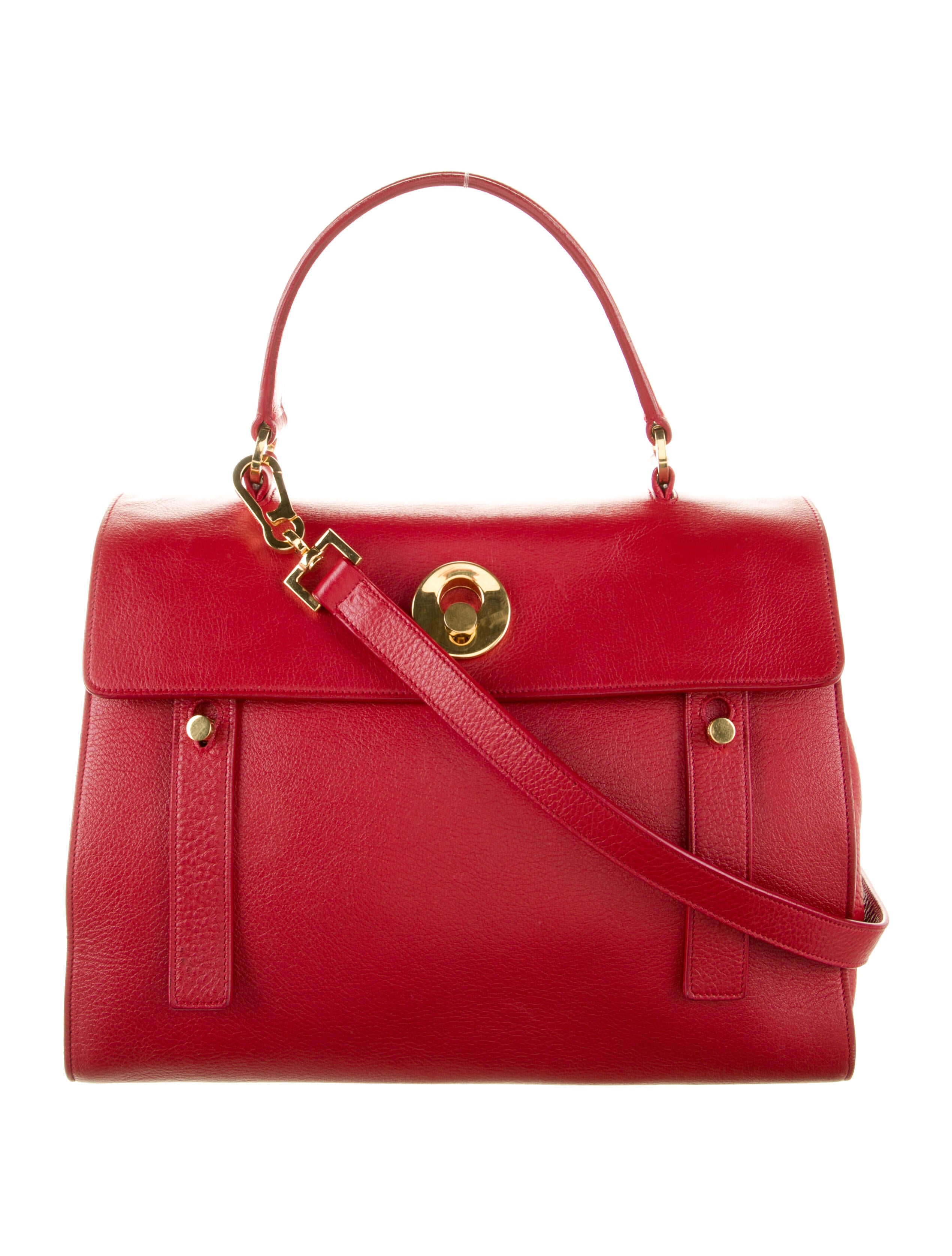 Saint Laurent Leather Muse Two Handle Bag