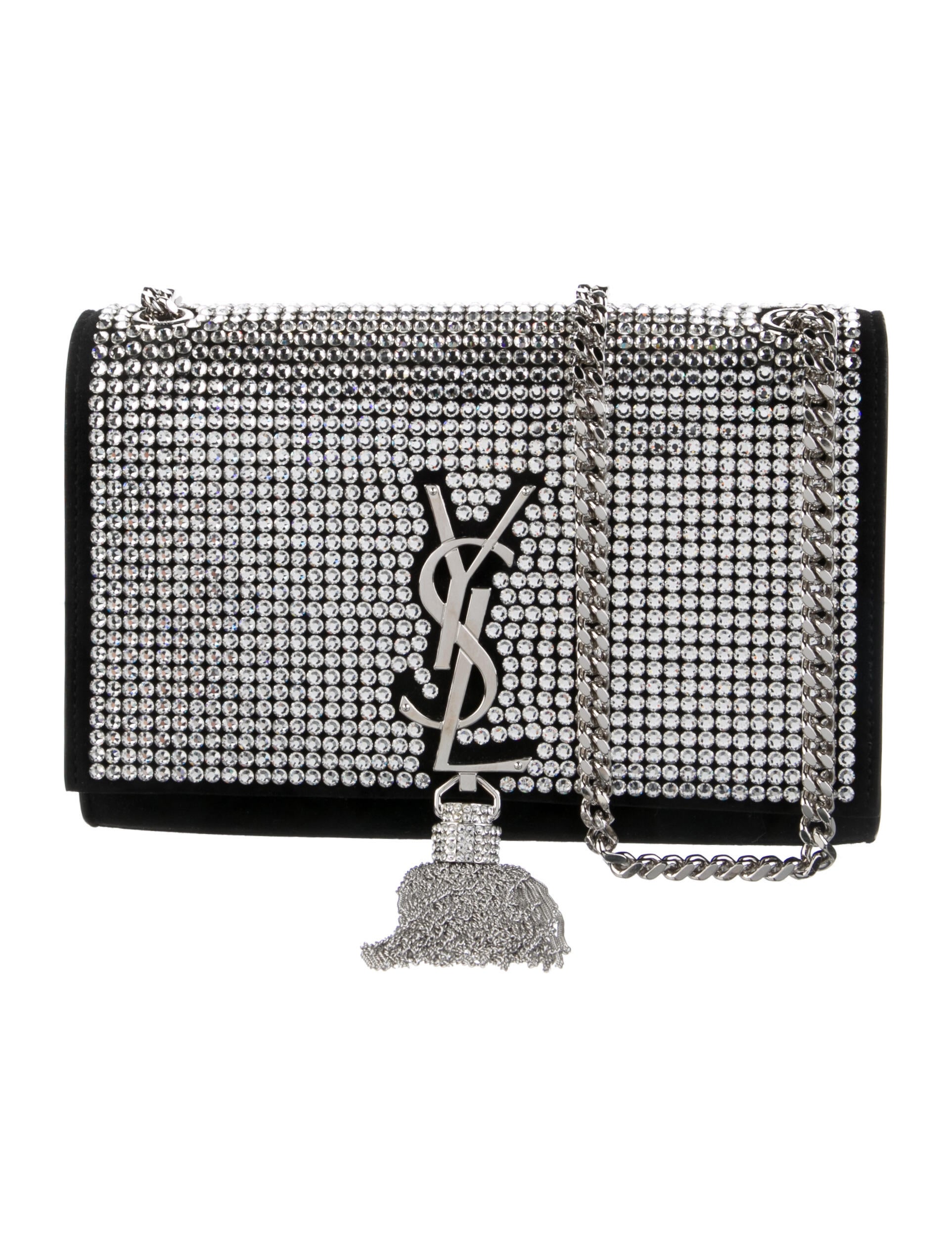 Saint Laurent Suede Crossbody Bag Black Crossbody Bags, Handbags