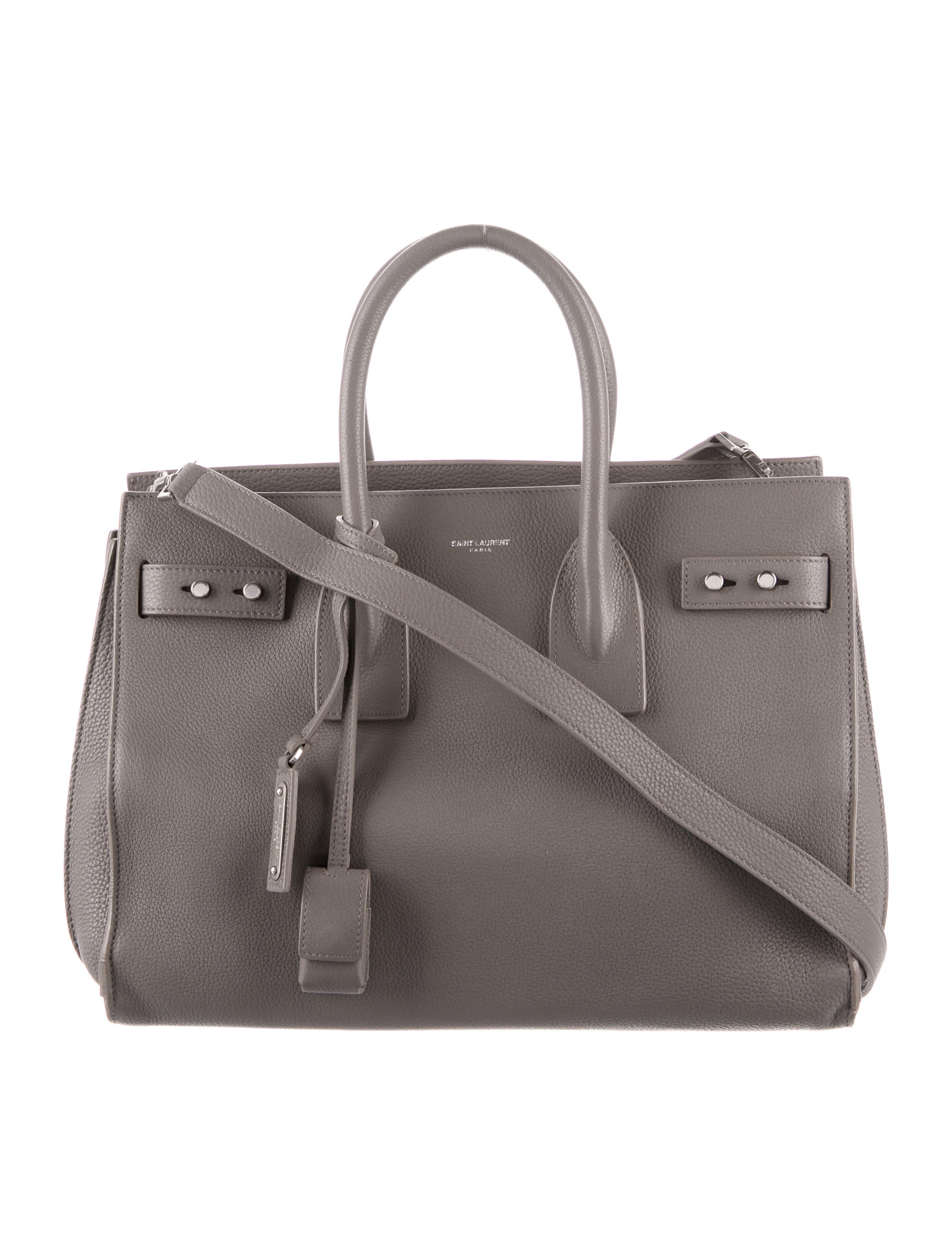 Saint Laurent Small Sac de Jour Grey Totes, Handbags SNT23365 The RealReal