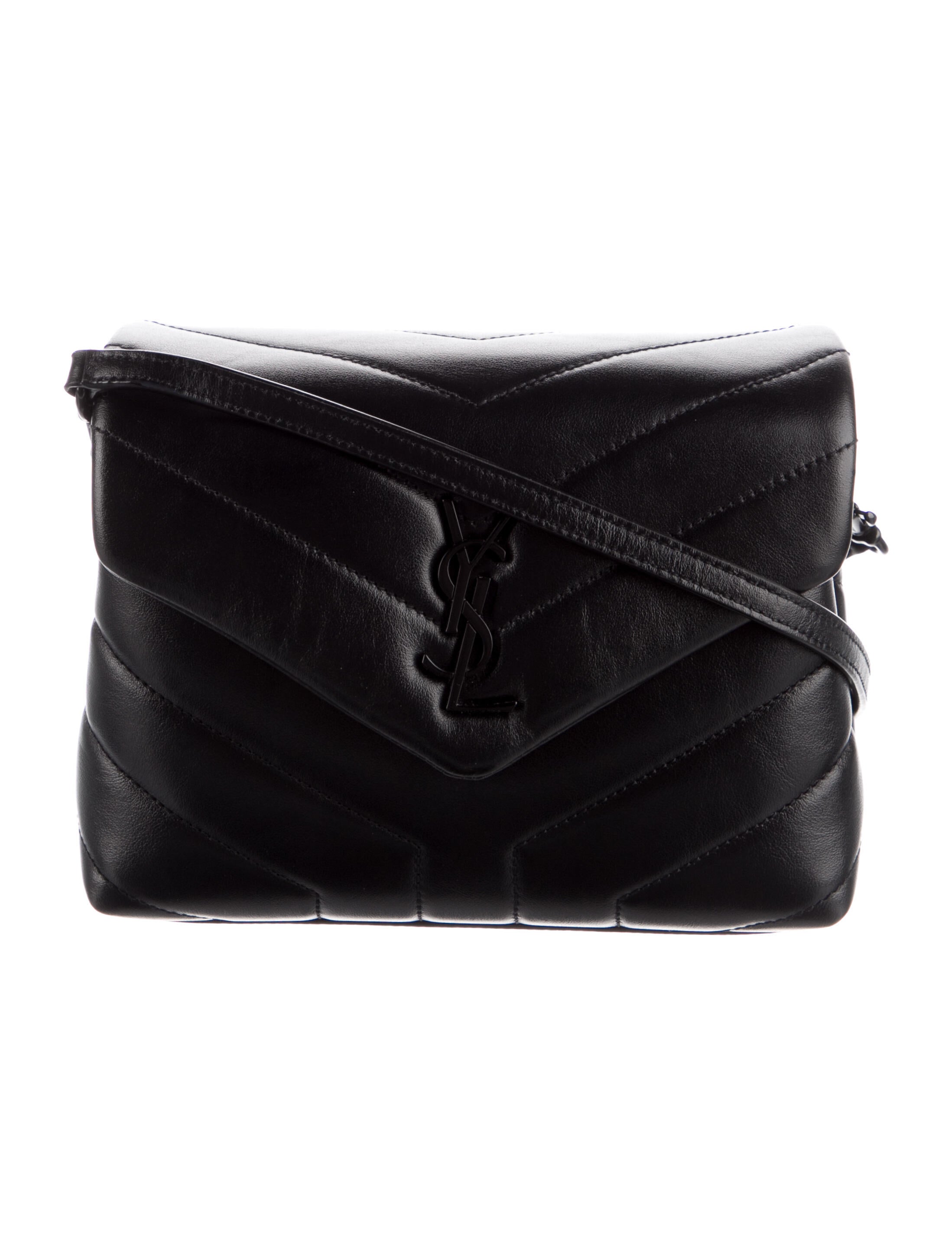 Saint Laurent Monogram LouLou Toy Crossbody Bag Black Crossbody Bags