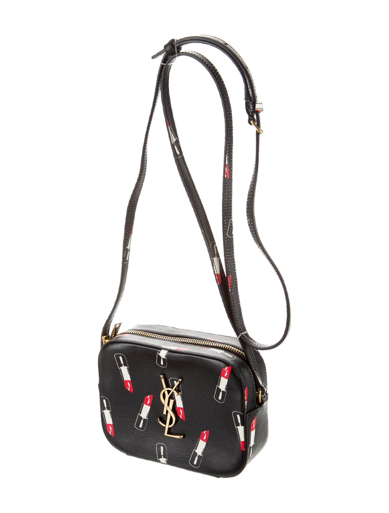 Saint Laurent Lipstick Crossbody Bag Handbags SNT22989 The RealReal