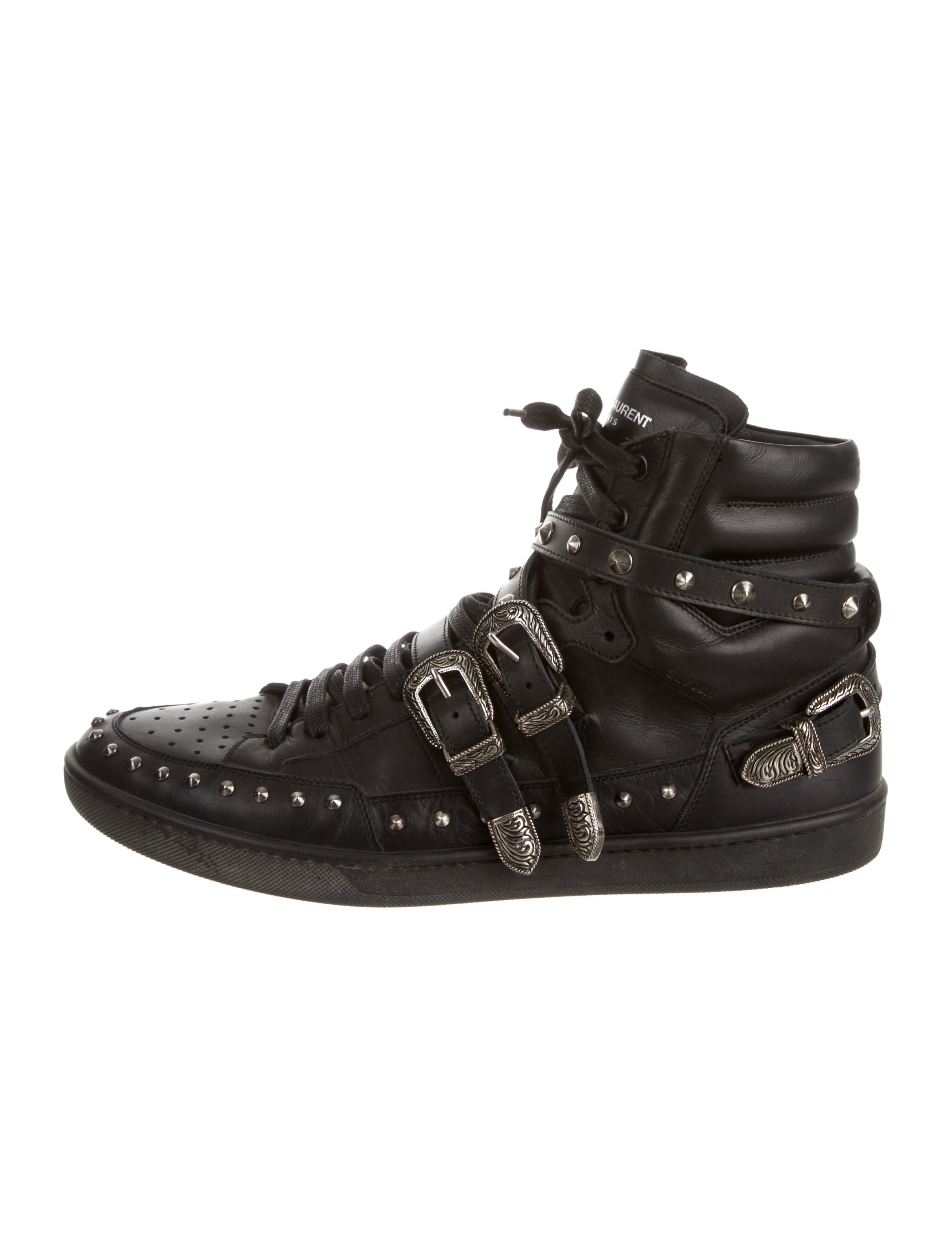 Saint Laurent SL/08H High-Top Sneakers - Black Sneakers