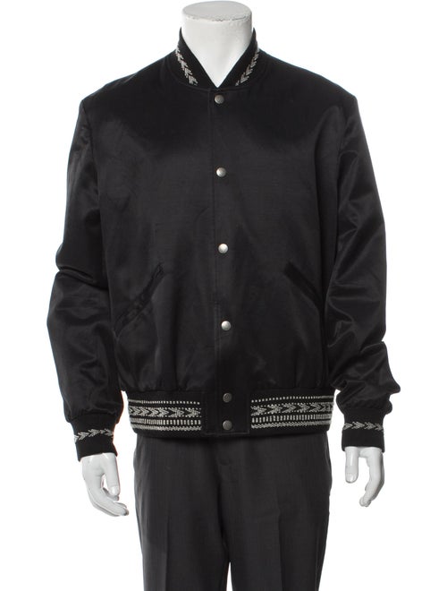 Saint Laurent 2017 Ikat Teddy Varsity Jacket