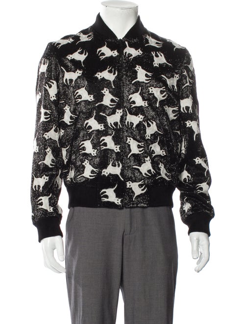 Saint Laurent Printed Bomber Jacket
