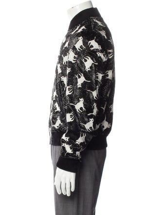 Saint Laurent Printed Bomber Jacket
