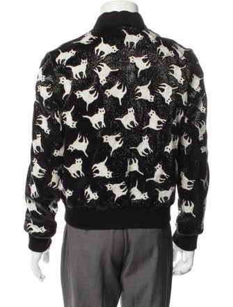 Saint Laurent Printed Bomber Jacket