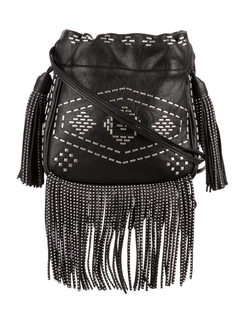 Saint Lau Helena Studded Fringe Crossbody Bag Handbags Helena Studded Fringe Crossbody Bag
