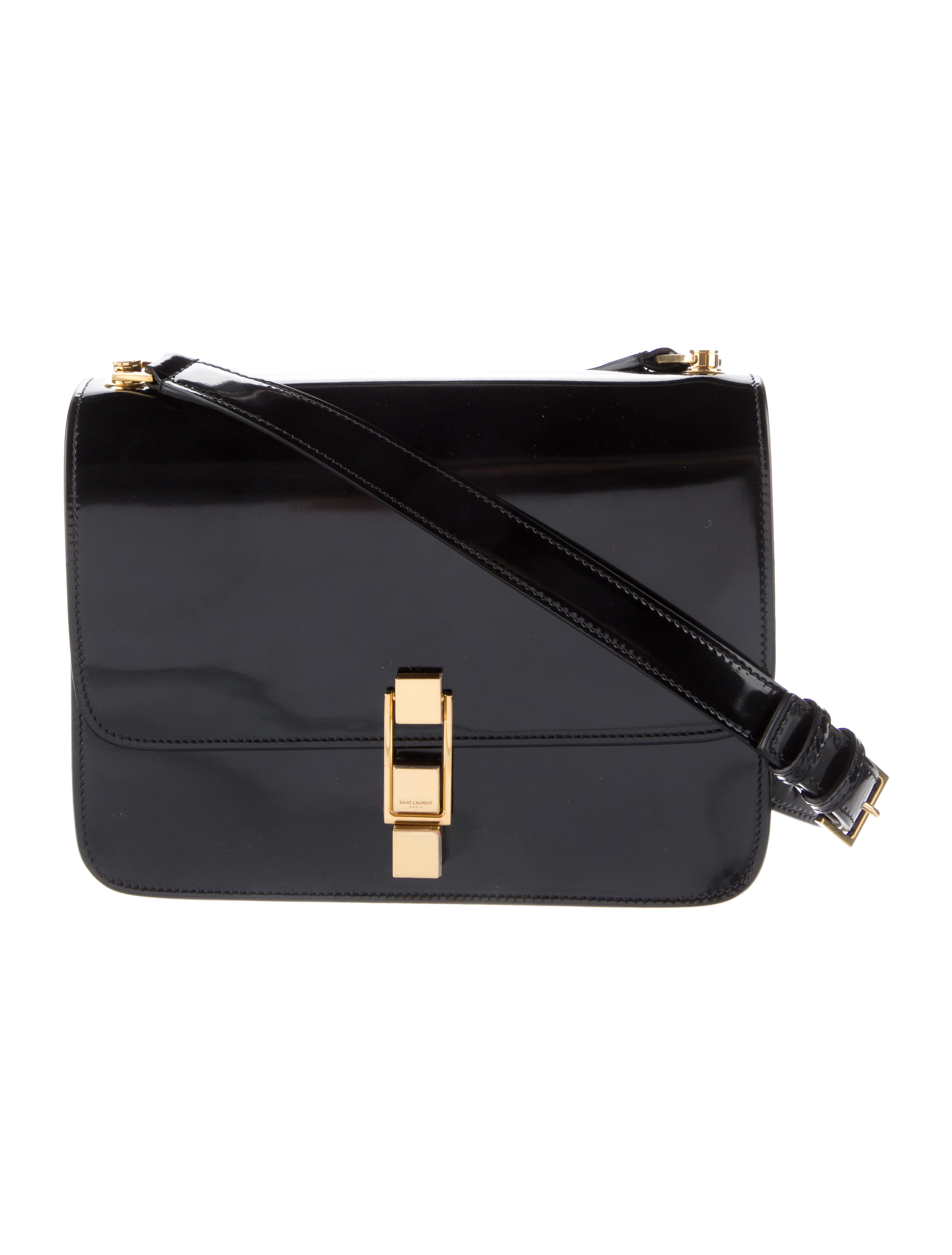 Saint Laurent Velvet Opium 2 Crossbody Bag w/ Tags Black Crossbody