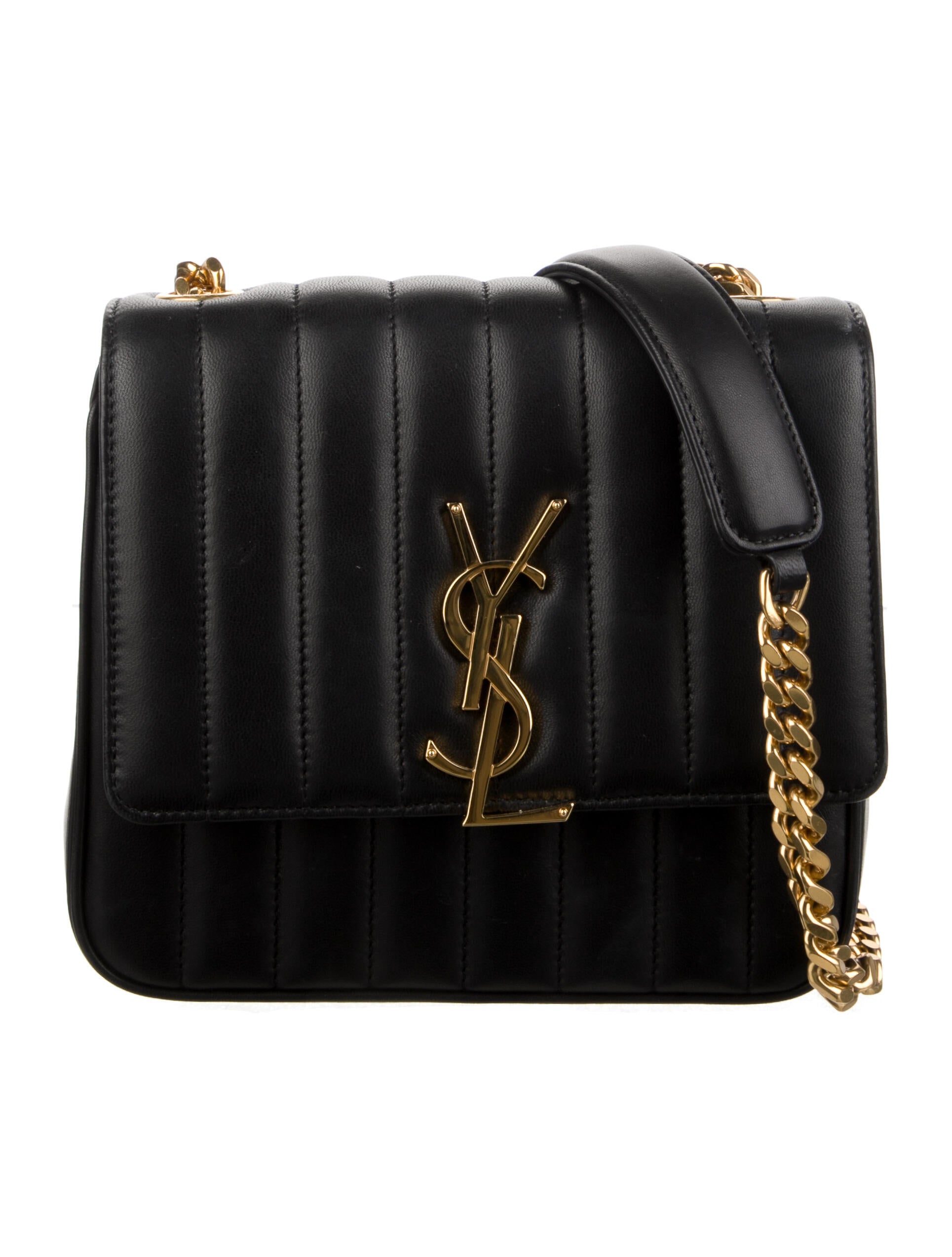 Saint Laurent Monogram Matelassé Lou Camera Bag Black Crossbody Bags