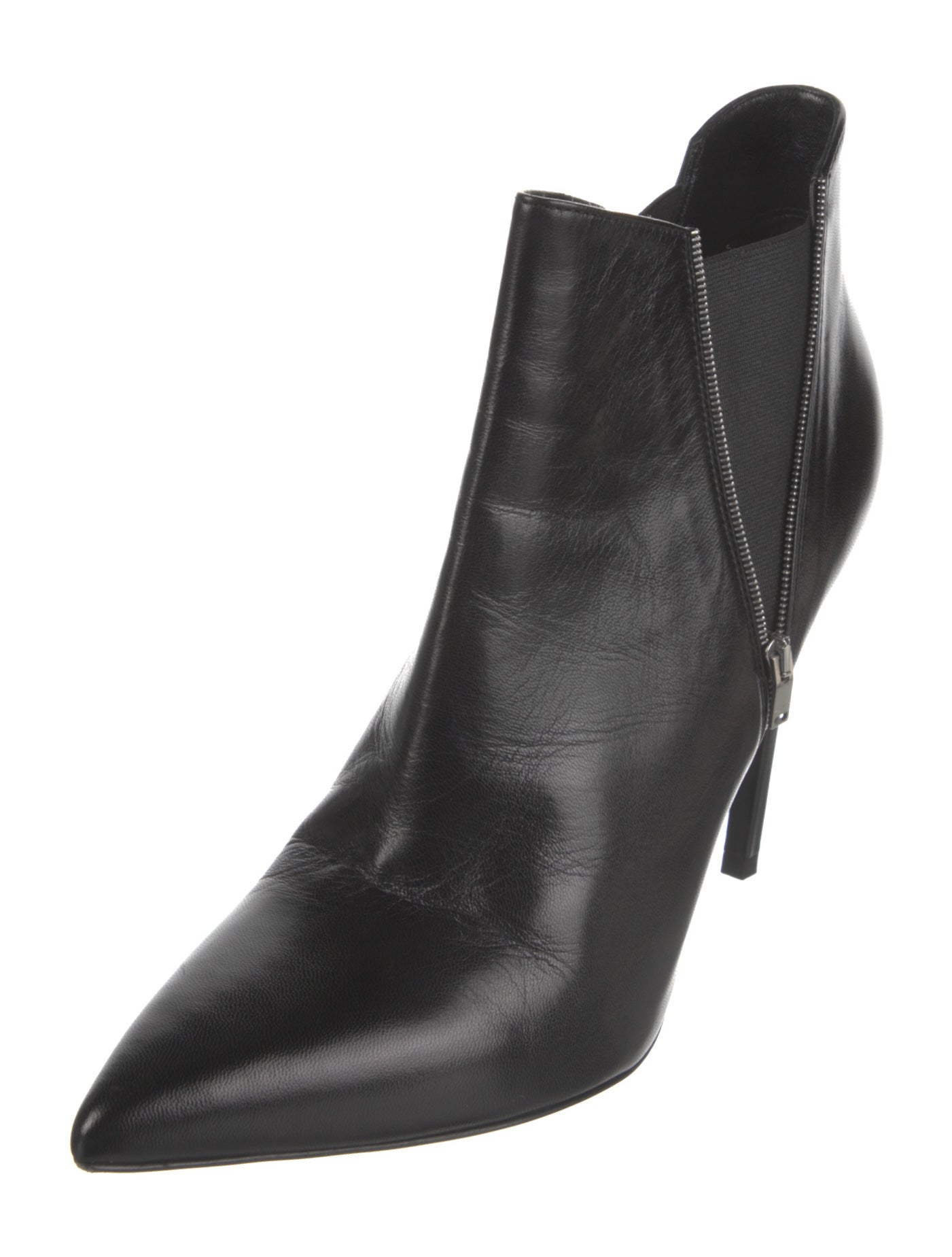 Saint Laurent Leather Chelsea Boots