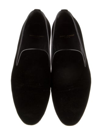 Saint Laurent Velvet Slippers