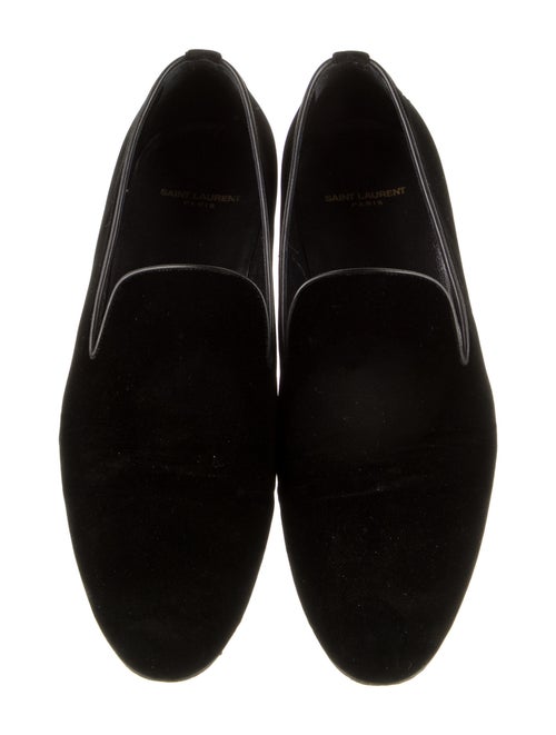 Saint Laurent Velvet Slippers