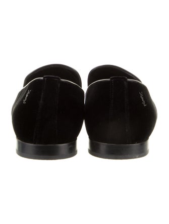 Saint Laurent Velvet Slippers