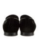 Saint Laurent Velvet Slippers