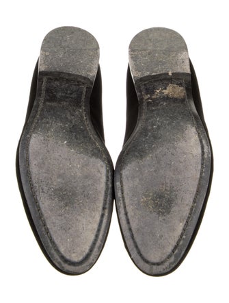 Saint Laurent Velvet Slippers