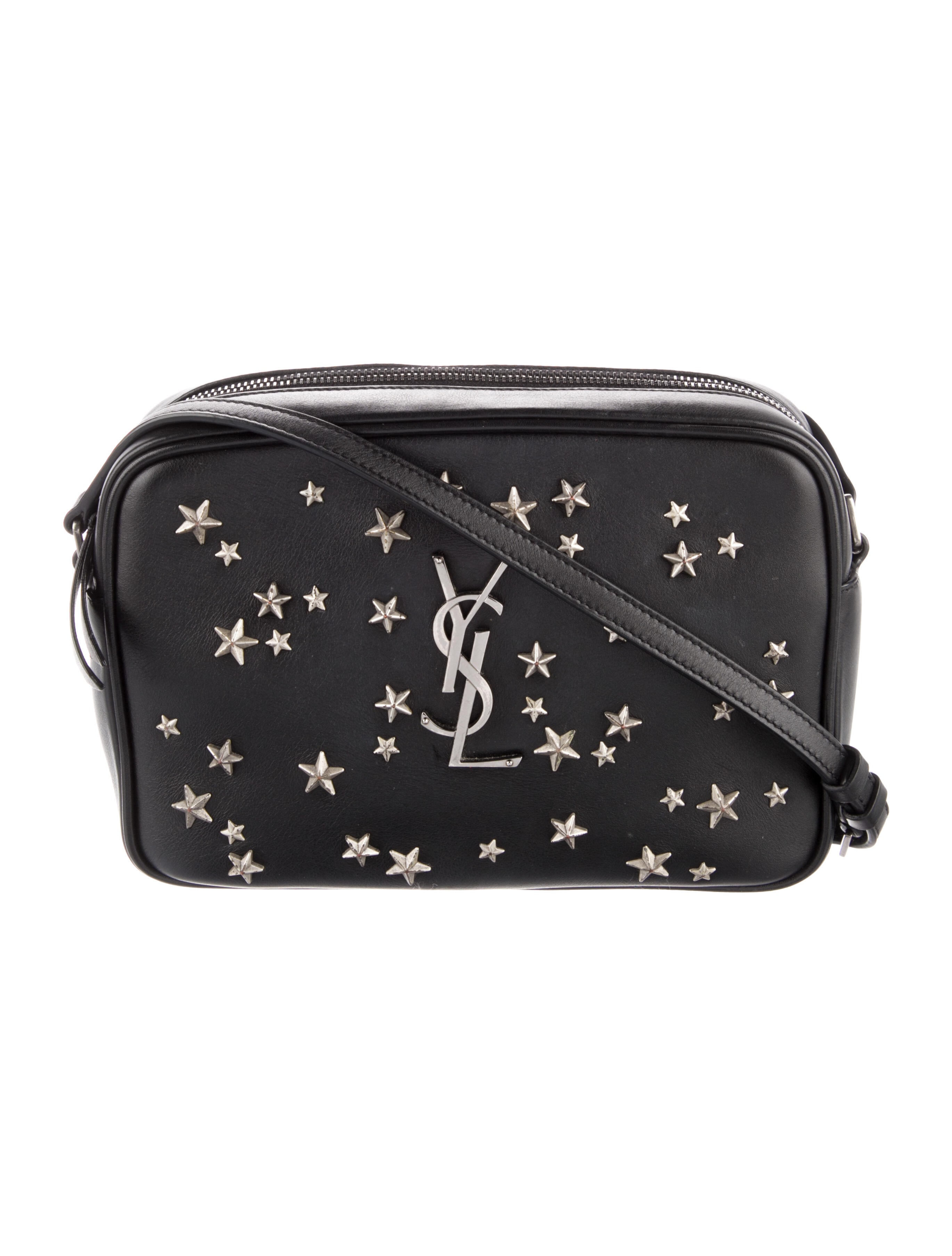 Saint Laurent Monogram Matelassé Lou Camera Bag Black Crossbody Bags