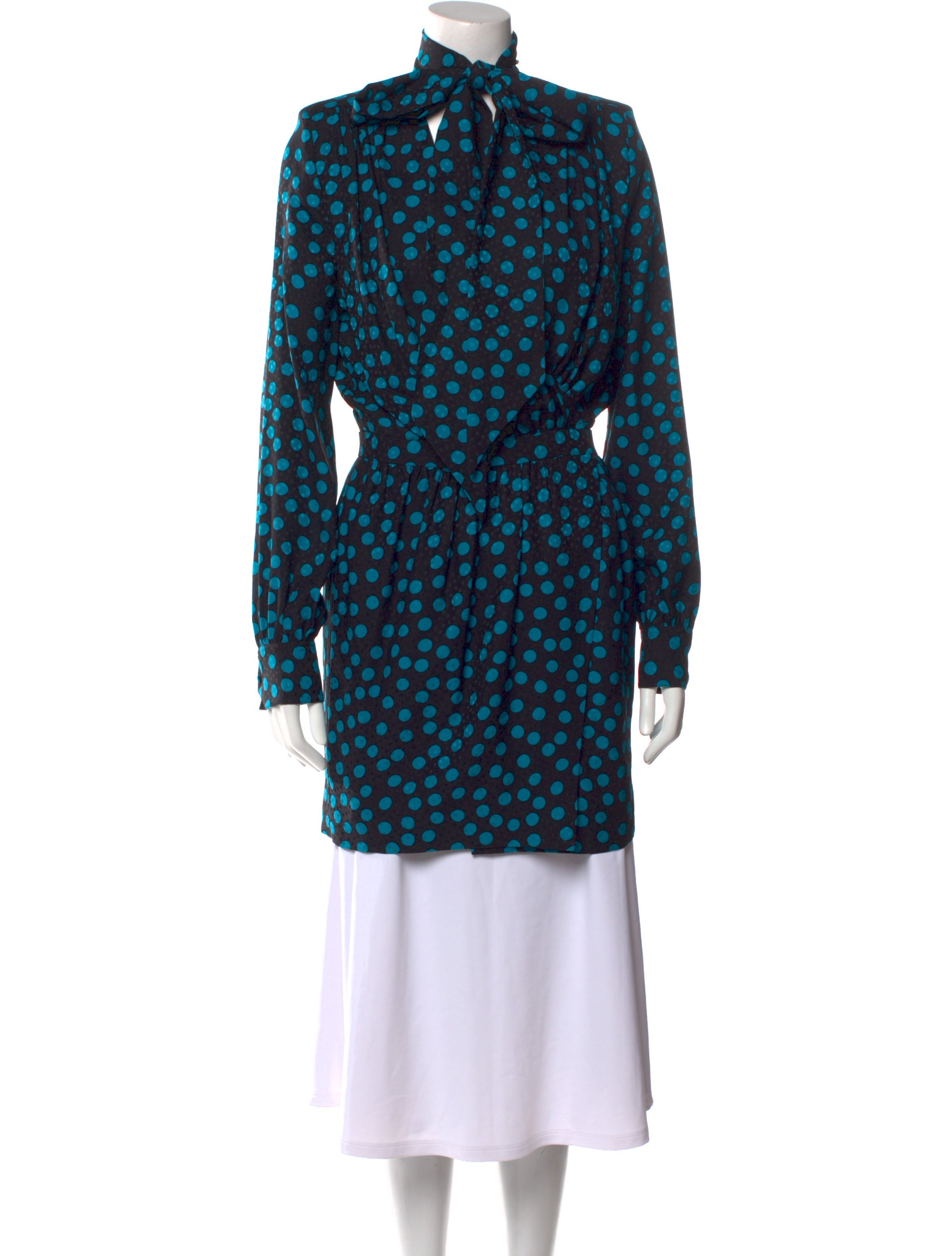 Saint Laurent Silk Mini Dress w/ Tags