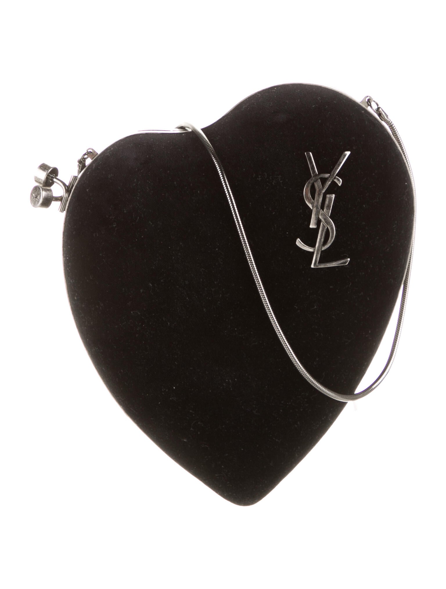 Saint Laurent Velvet Love Box Heart