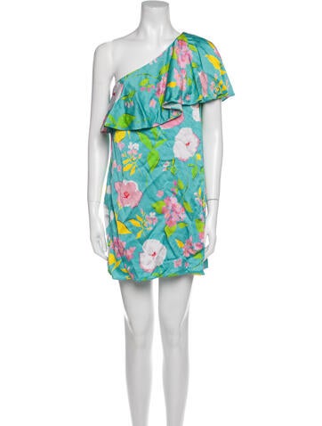 Saint Laurent Dresses Floral Print Mini Dress Us6, Fr38 | M