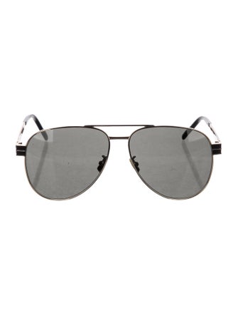 Saint Laurent Aviator Tinted Sunglasses