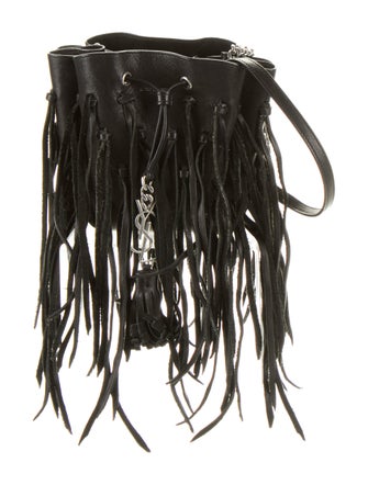 Saint Laurent Monogram Mini Bourse Bucket Bag