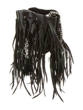 Saint Laurent Monogram Mini Bourse Bucket Bag