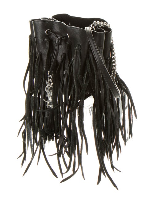 Saint Laurent Monogram Mini Bourse Bucket Bag