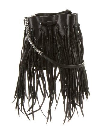 Saint Laurent Monogram Mini Bourse Bucket Bag