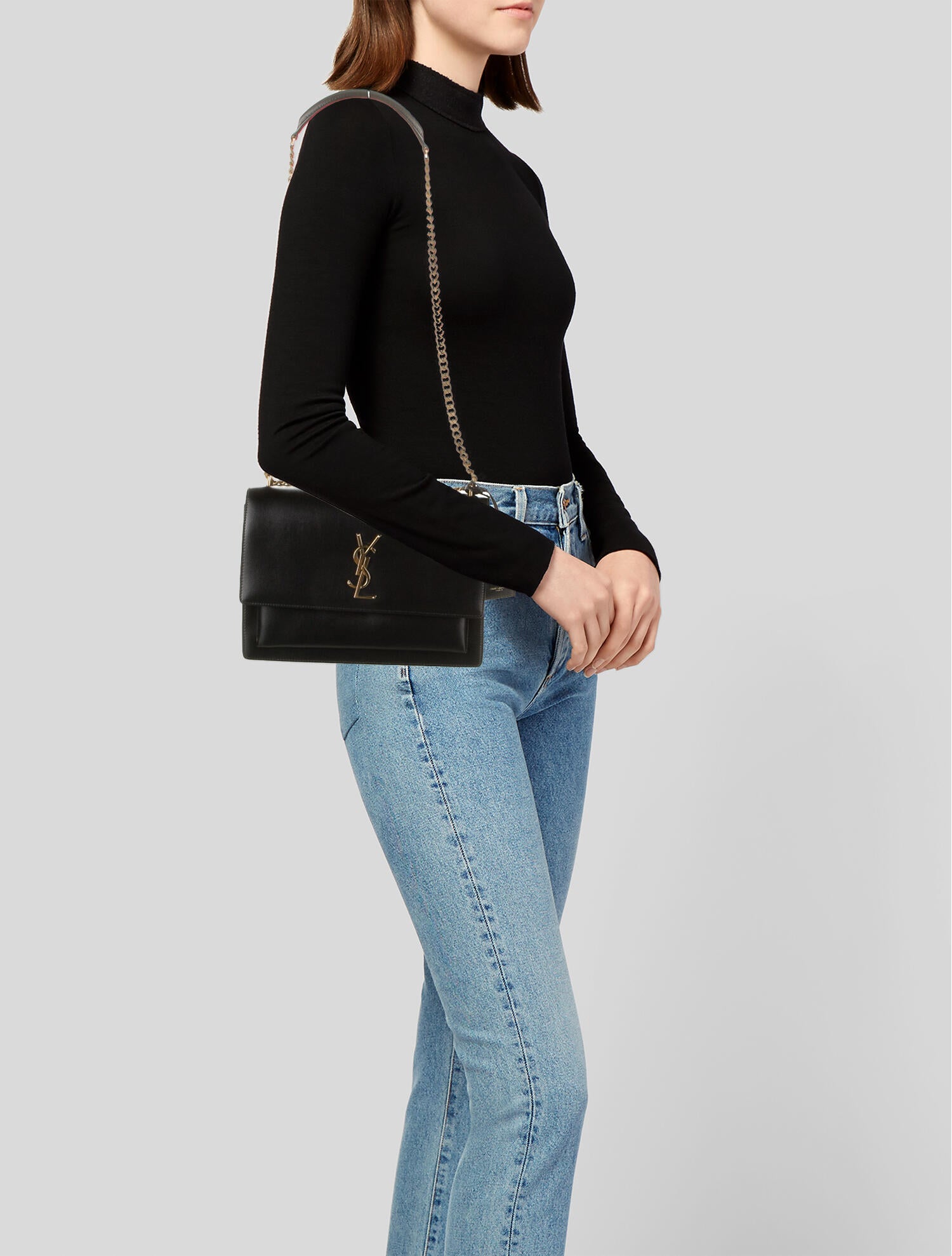 Saint Laurent 2021 Large Monogram Sunset Bag