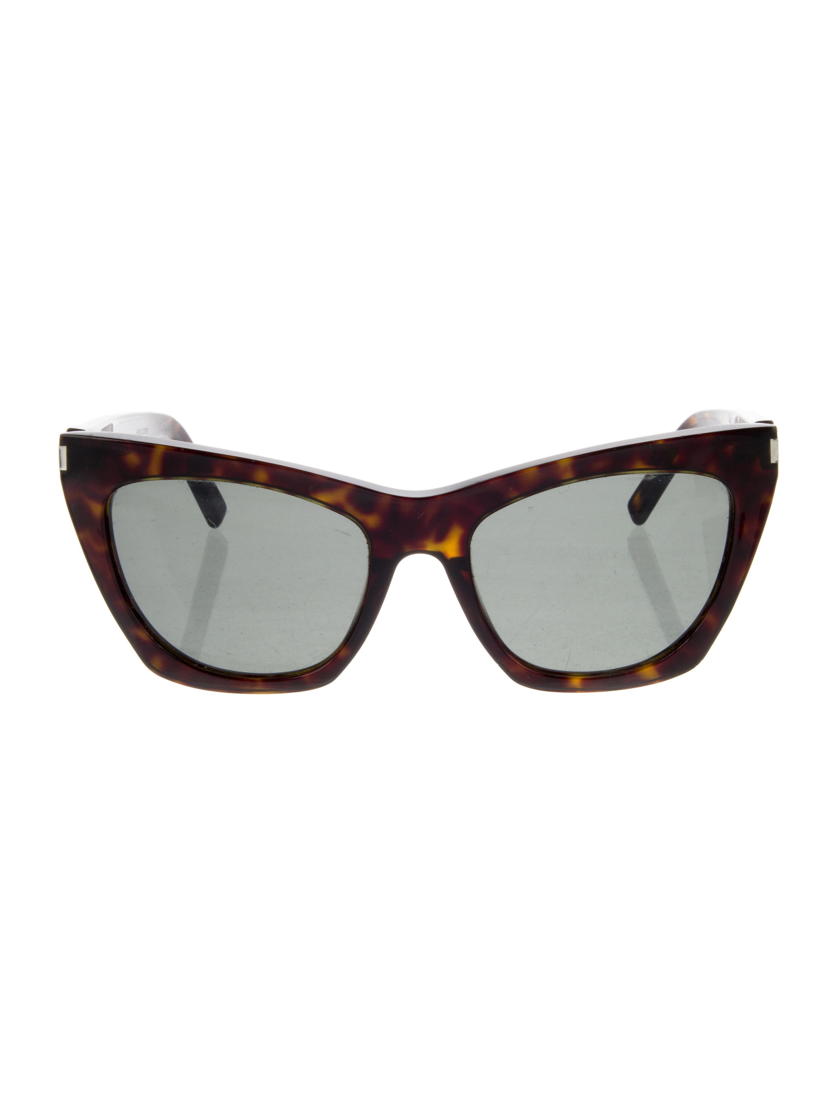 Saint Laurent Kate CatEye Sunglasses Brown Sunglasses, Accessories
