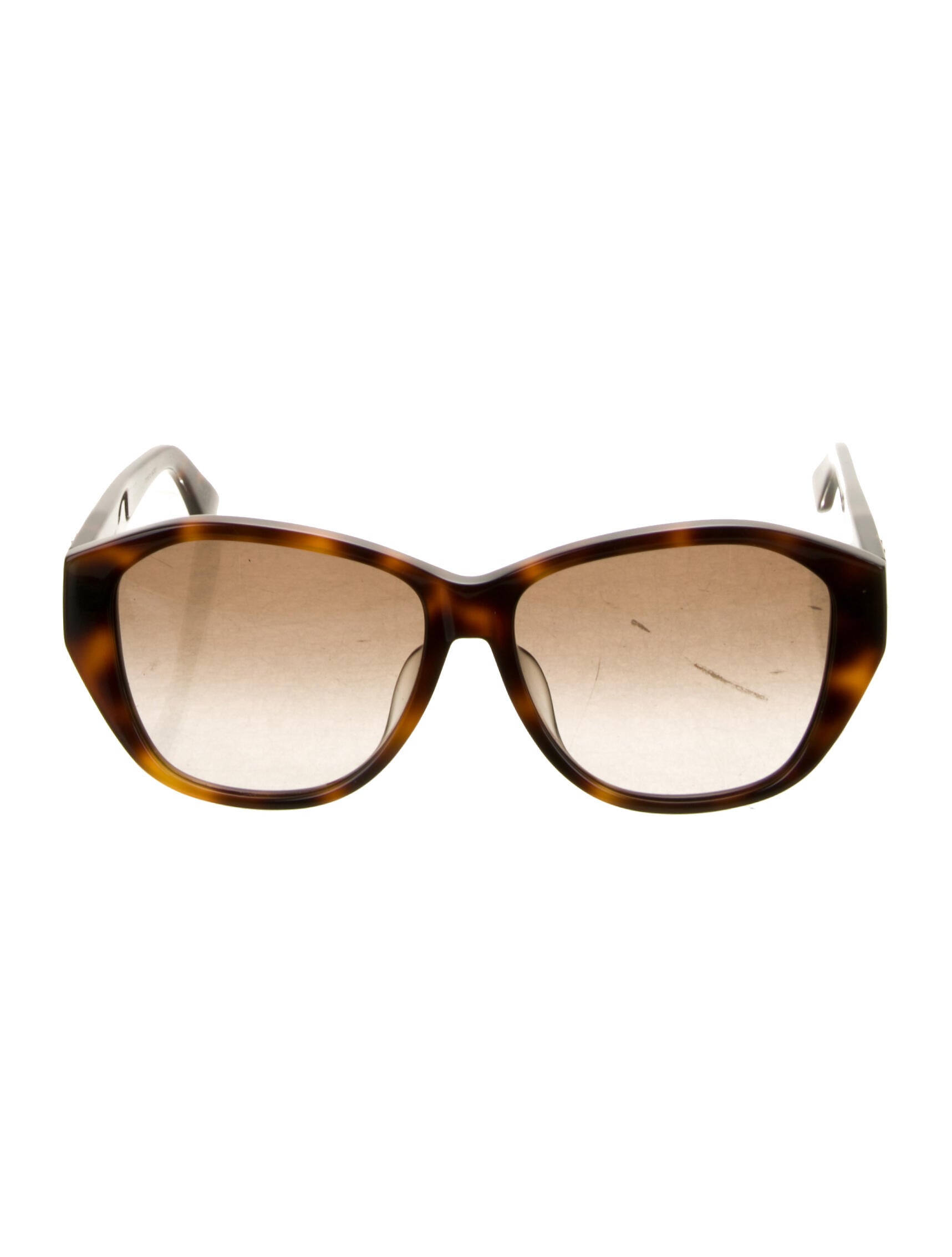 Prada Studded CatEye Sunglasses Silver Sunglasses, Accessories