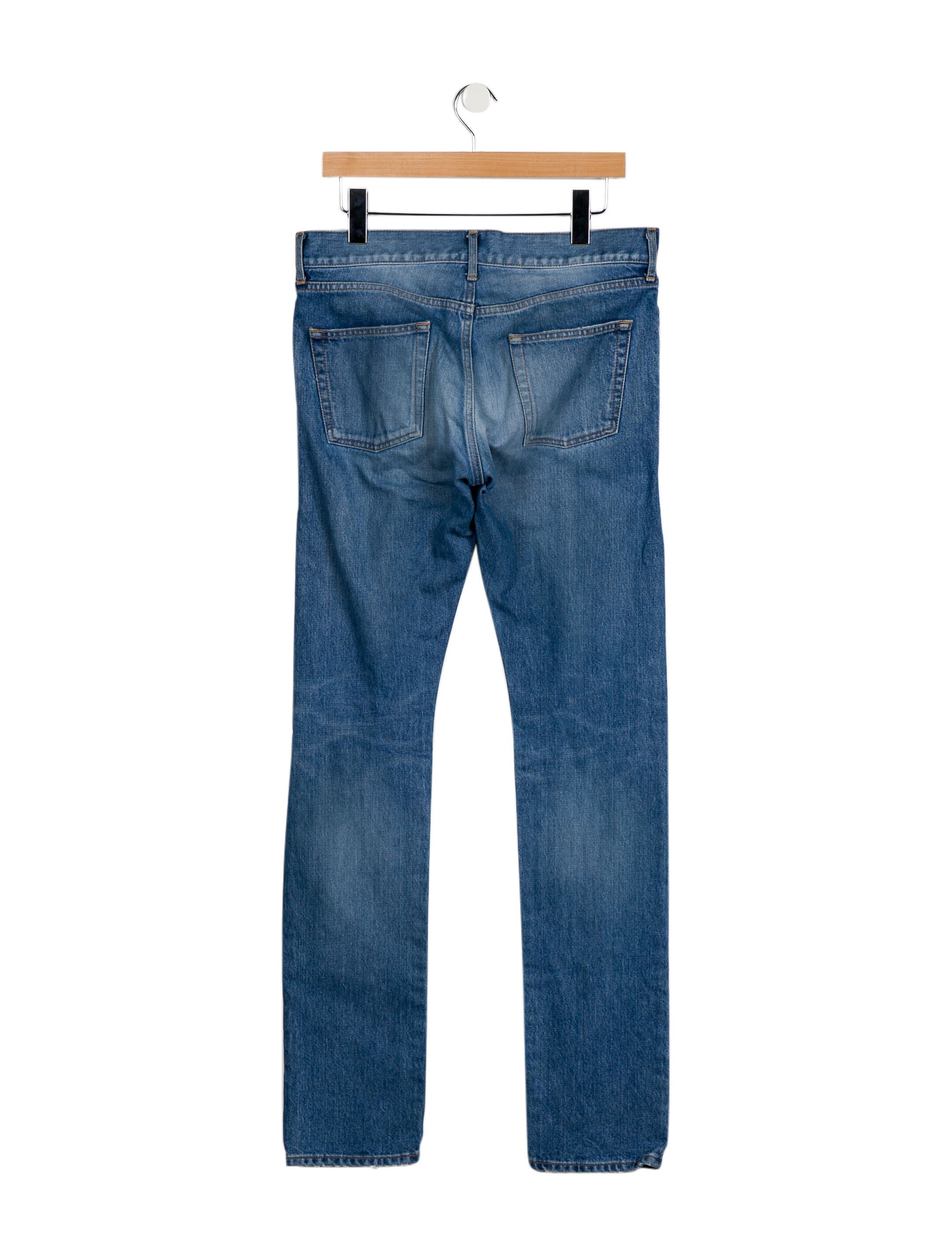 Saint Laurent D01 Skinny Jeans - Blue, 10.25