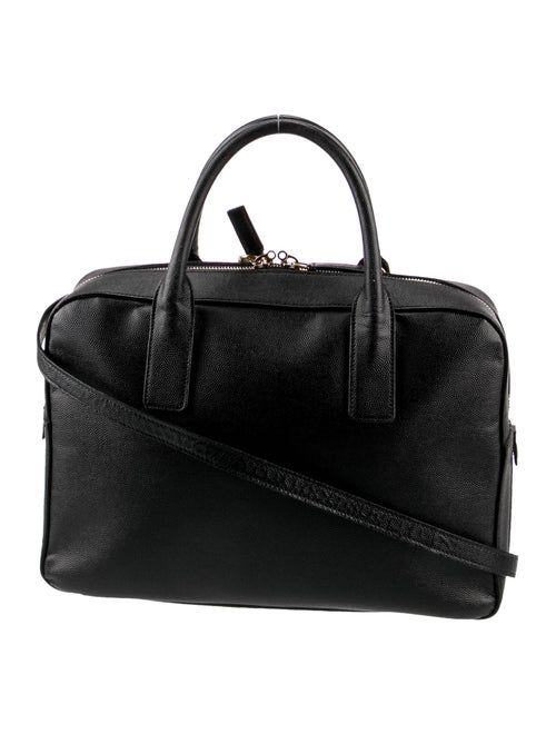 Saint Laurent Medium Grain de Poudre Museum Briefcase