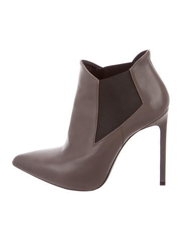 Saint Laurent Leather Ankle Boots