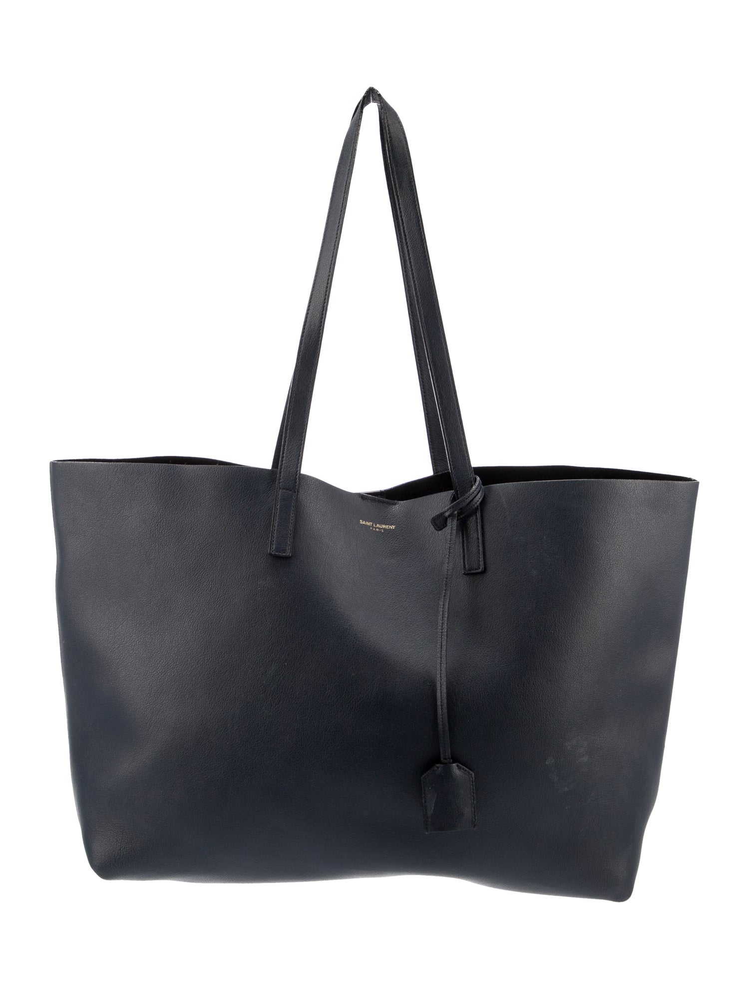 Saint Laurent E/W Shopping Tote Blue Totes, Handbags SNT304468 The RealReal