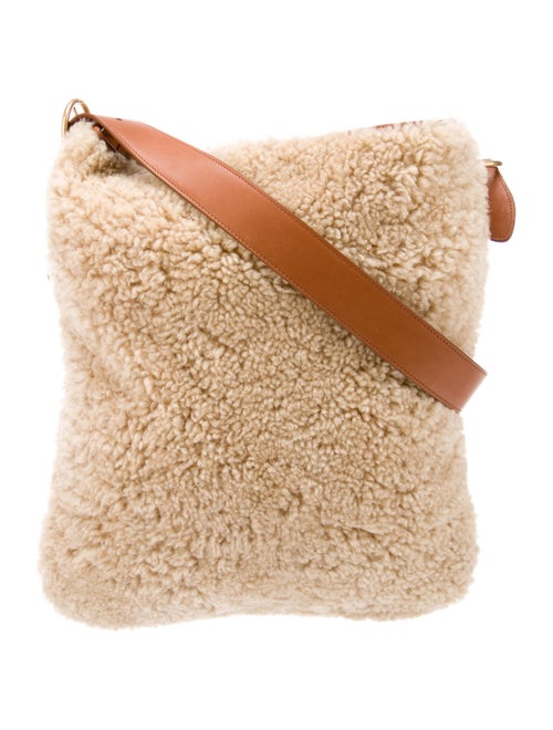 Saint Laurent 2022 Shearling Le 5 A 7 Shoulder Bag