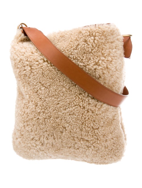 Saint Laurent 2022 Shearling Le 5 A 7 Shoulder Bag