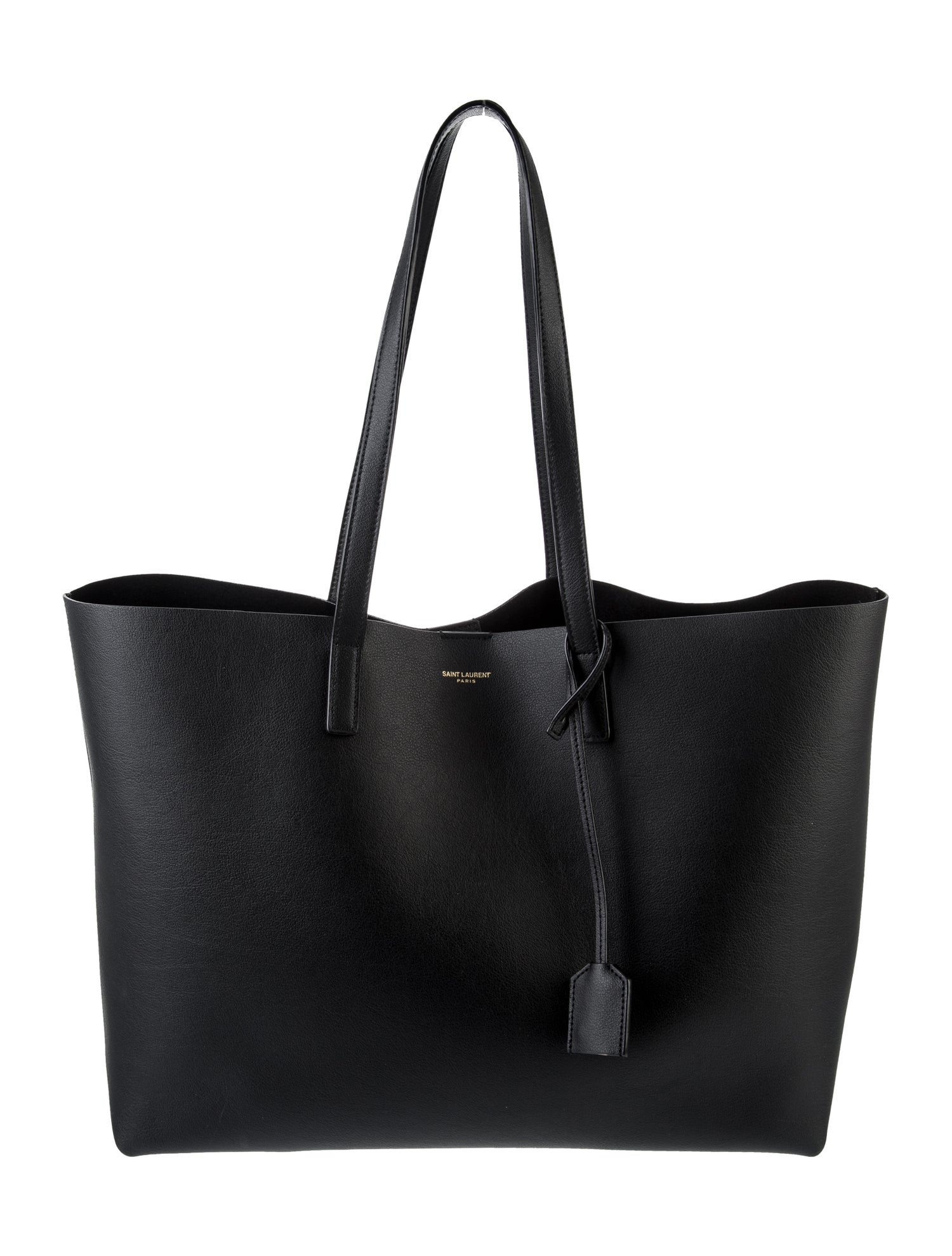 Saint Laurent E/W Shopping Tote Black Totes, Handbags SNT313977 The RealReal