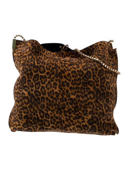 Saint Laurent Suzanne Suede Chain Hobo w/ Pouch